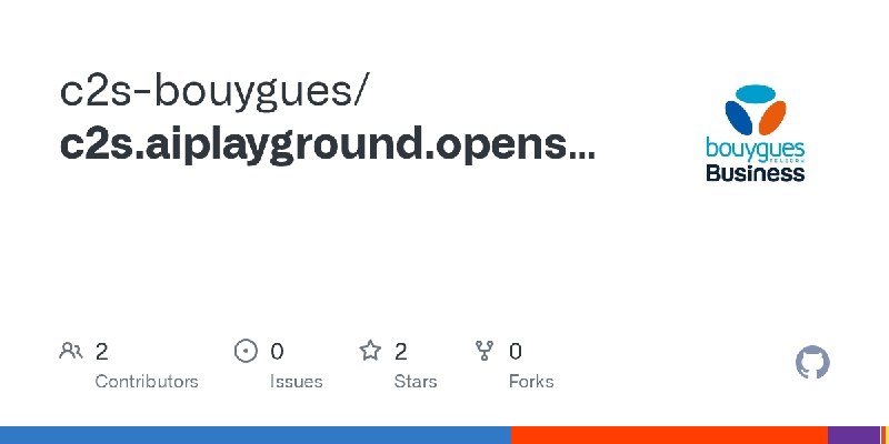GitHub - c2s-bouygues/c2s.aiplayground.opensource