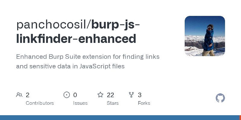 GitHub - panchocosil/burp-js-linkfinder-enhanced: Enhanced Burp Suite extension for finding links and sensitive data in JavaScript…