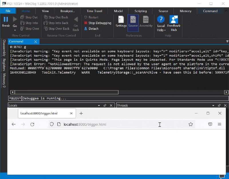 GitHub - 0vercl0k/CVE-2022-28281: PoC for CVE-2022-28281 a Mozilla Firefox Out of bounds write.