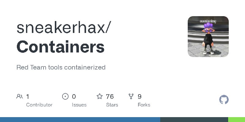 GitHub - sneakerhax/Containers: Red Team tools containerized