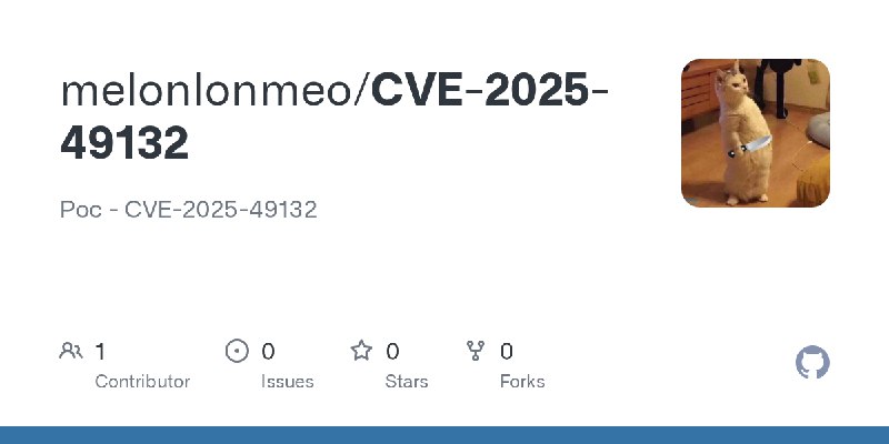 GitHub - melonlonmeo/CVE-2025-49132: Poc - CVE-2025-49132