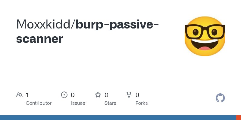GitHub - Moxxkidd/burp-passive-scanner