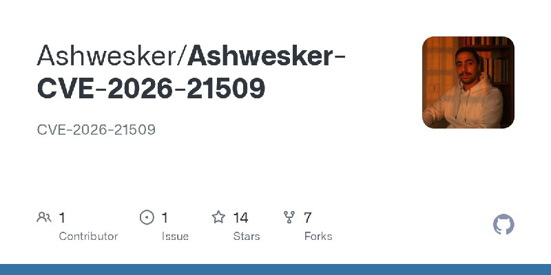 GitHub - Ashwesker/Ashwesker-CVE-2026-21509: CVE-2026-21509