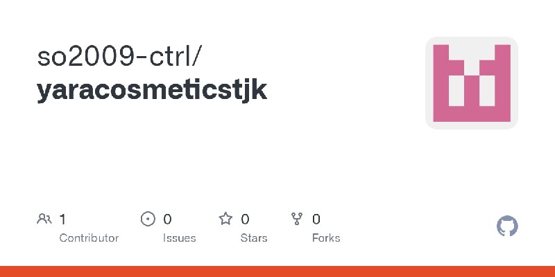 GitHub - so2009-ctrl/yaracosmeticstjk