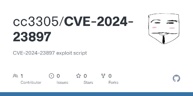 GitHub - cc3305/CVE-2024-23897: CVE-2024-23897 exploit script