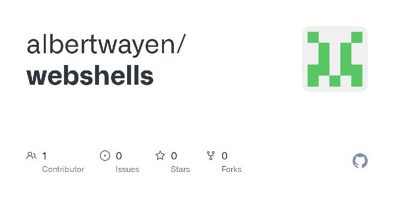 GitHub - albertwayen/webshells