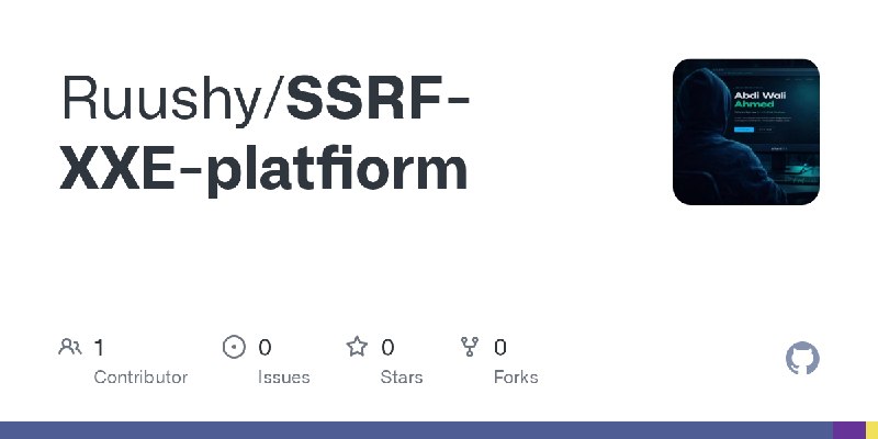 GitHub - Ruushy/SSRF-XXE-platfiorm