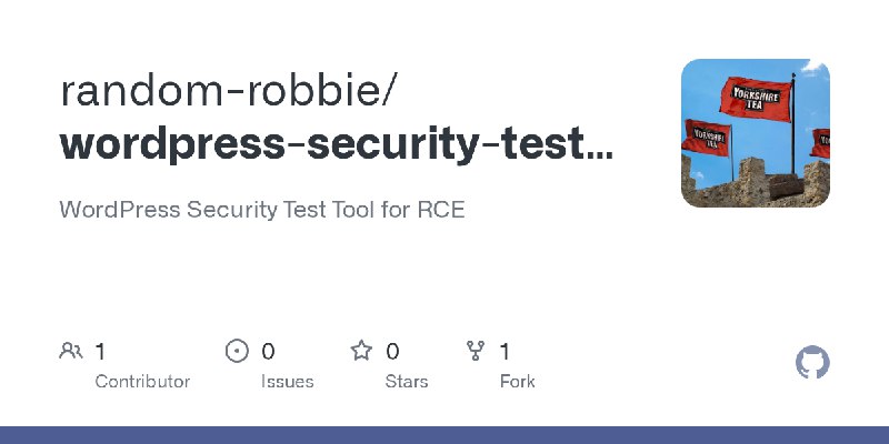 GitHub - random-robbie/wordpress-security-test-tool: WordPress Security Test Tool for RCE