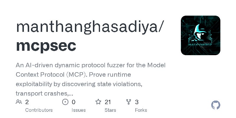 GitHub - manthanghasadiya/mcpsec: An AI-driven dynamic protocol fuzzer for the Model Context Protocol (MCP). Prove runtime exploitability…