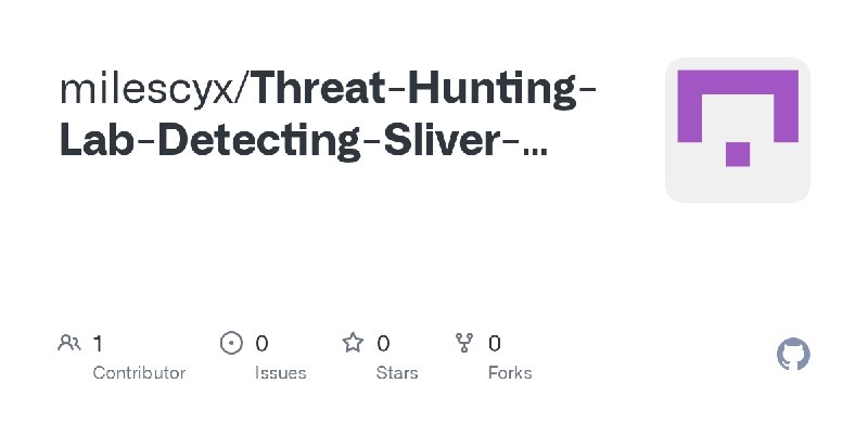 GitHub - milescyx/Threat-Hunting-Lab-Detecting-Sliver-Malware-Using-YARA-Rules-in-LimaCharlie