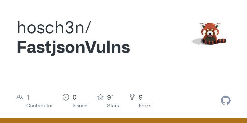 GitHub - hosch3n/FastjsonVulns