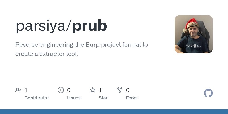 GitHub - parsiya/prub: Reverse engineering the Burp project format to create a extractor tool.