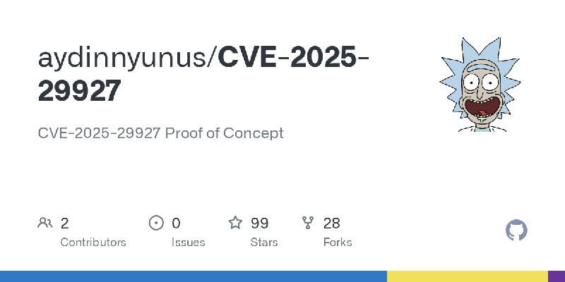GitHub - aydinnyunus/CVE-2025-29927: CVE-2025-29927 Proof of Concept