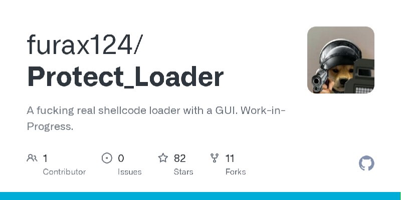 GitHub - furax124/Protect_Loader: A fucking real shellcode loader with a GUI. Work-in-Progress.