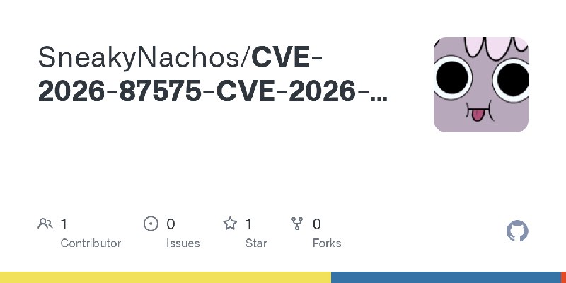 GitHub - SneakyNachos/CVE-2026-87575-CVE-2026-87606-CVE-2026-87491-and-CVE-2026-85046.-Escape-the-v8-carcass.