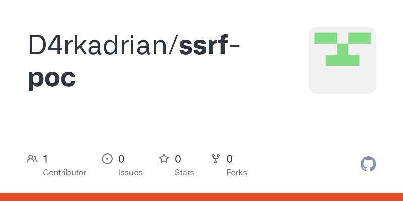 GitHub - D4rkadrian/ssrf-poc