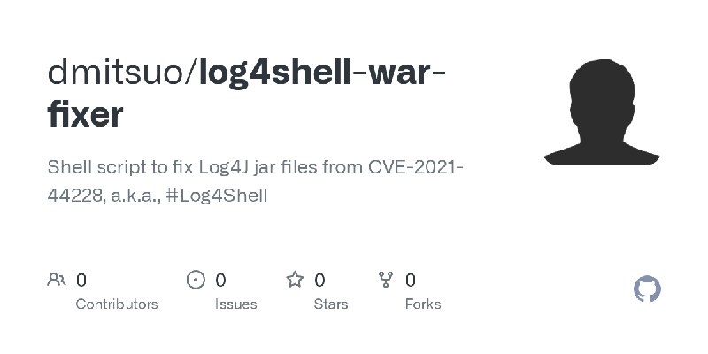 dmitsuo/log4shell-war-fixer