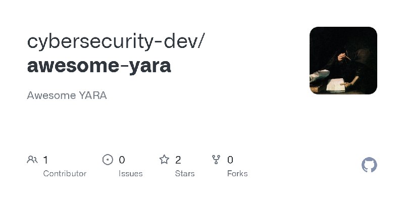 GitHub - cybersecurity-dev/awesome-yara: Awesome YARA