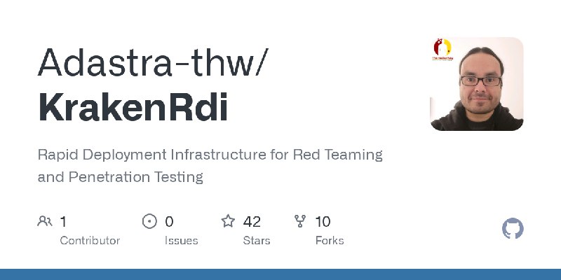 GitHub - Adastra-thw/KrakenRdi: Rapid Deployment Infrastructure for Red Teaming and Penetration Testing