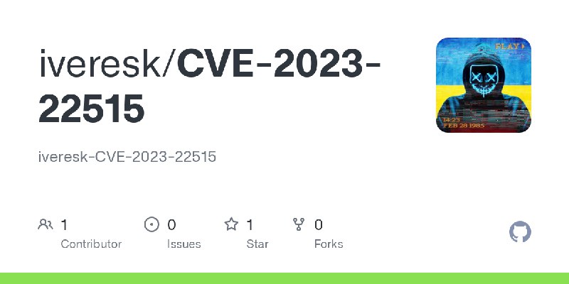 GitHub - iveresk/CVE-2023-22515: iveresk-CVE-2023-22515