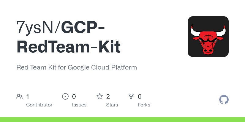 GitHub - 7ysN/GCP-RedTeam-Kit: Red Team Kit for Google Cloud Platform