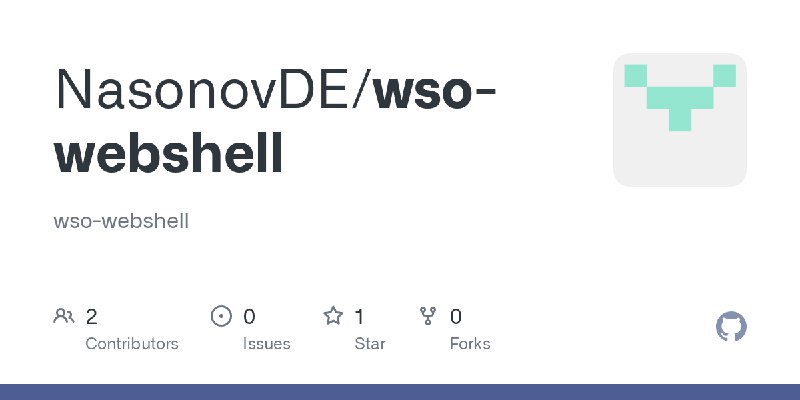 GitHub - NasonovDE/wso-webshell: wso-webshell