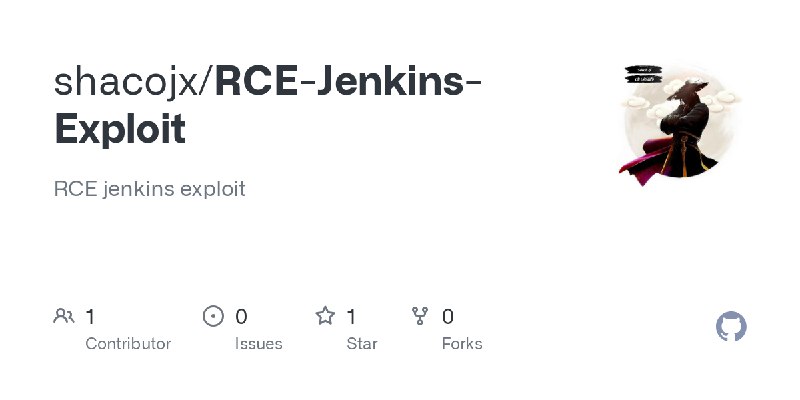 GitHub - shacojx/RCE-Jenkins-Exploit: RCE jenkins exploit