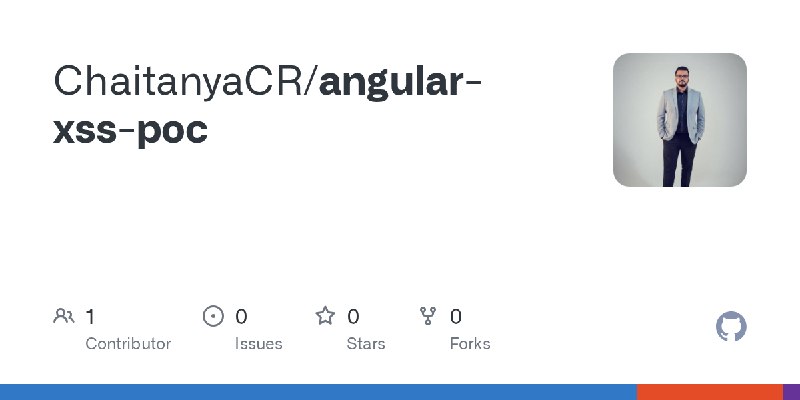GitHub - ChaitanyaCR/angular-xss-poc