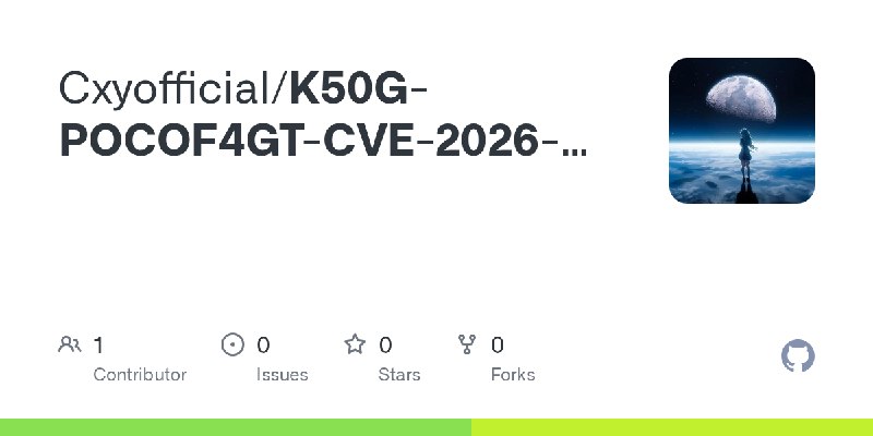 GitHub - Cxyofficial/K50G-POCOF4GT-CVE-2026-43499-PoC