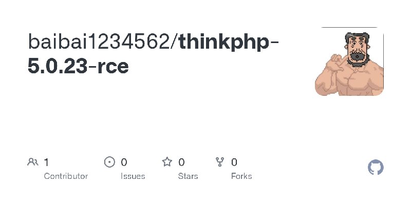 GitHub - baibai1234562/thinkphp-5.0.23-rce