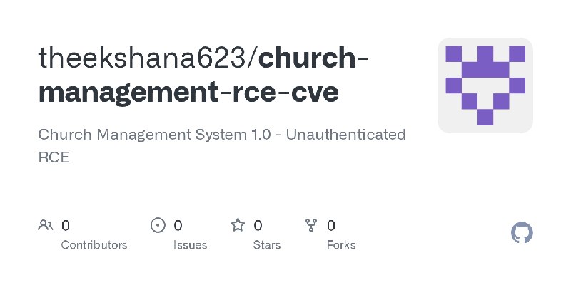 theekshana623/church-management-rce-cve