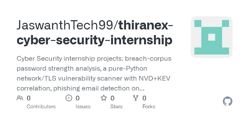 JaswanthTech99/thiranex-cyber-security-internship
