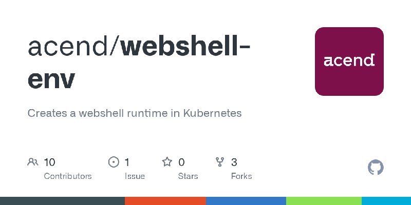 GitHub - acend/webshell-env: Creates a webshell runtime in Kubernetes