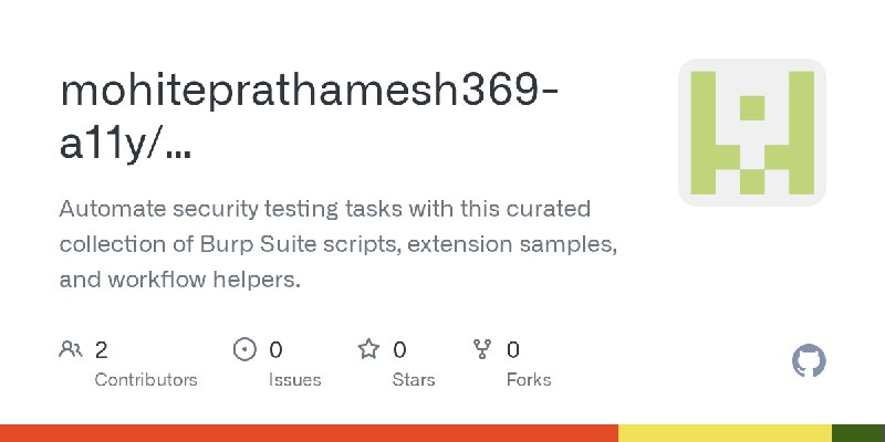 GitHub - mohiteprathamesh369-a11y/mohiteprathamesh369-a11y.github.io: Automate security testing tasks with this curated collection…