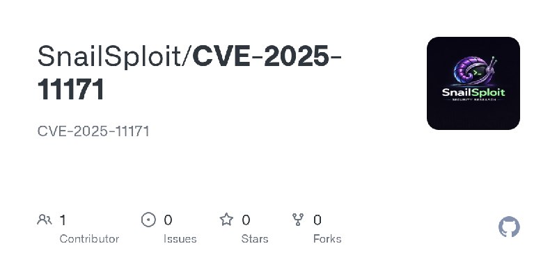 GitHub - SnailSploit/CVE-2025-11171: CVE-2025-11171