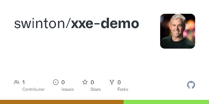 GitHub - swinton/xxe-demo