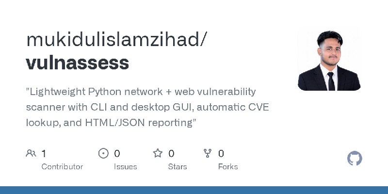 GitHub - mukidulislamzihad/vulnassess: 
