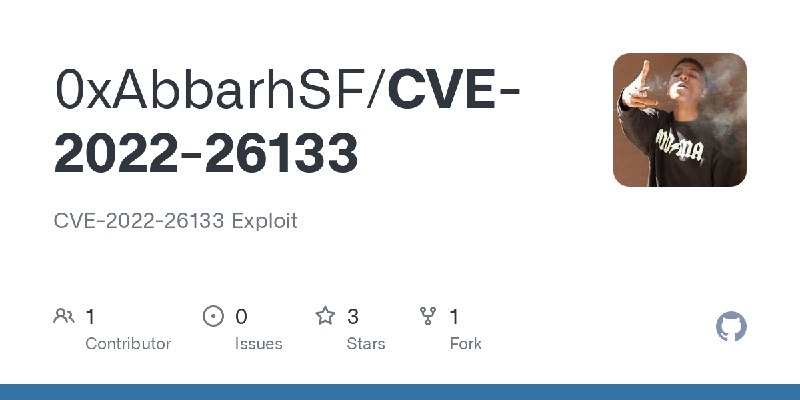 GitHub - 0xAbbarhSF/CVE-2022-26133: CVE-2022-26133 Exploit