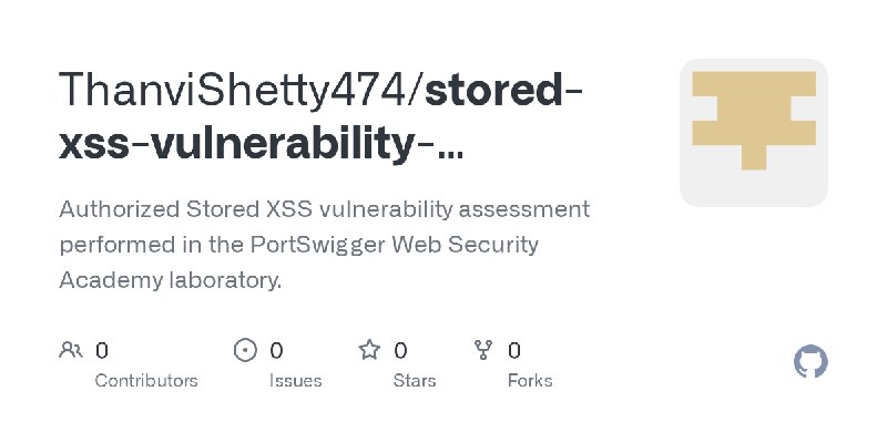 ThanviShetty474/stored-xss-vulnerability-assessment