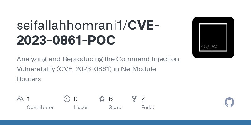 GitHub - seifallahhomrani1/CVE-2023-0861-POC: Analyzing and Reproducing the Command Injection Vulnerability (CVE-2023-0861) in…