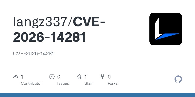 GitHub - langz337/CVE-2026-14281: CVE-2026-14281