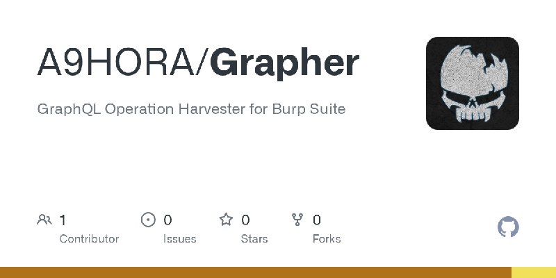 GitHub - A9HORA/Grapher: GraphQL Operation Harvester for Burp Suite