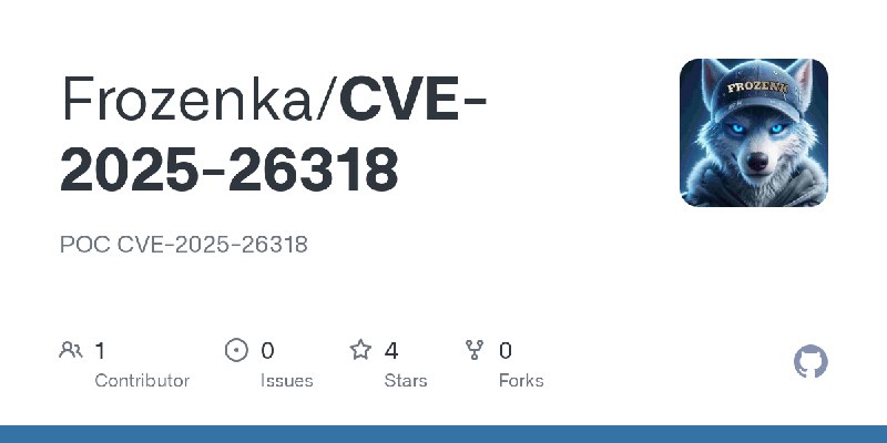 GitHub - Frozenka/CVE-2025-26318: POC CVE-2025-26318