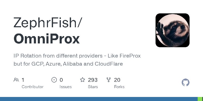 GitHub - ZephrFish/OmniProx: IP Rotation from different providers - Like FireProx but for GCP, Azure, Alibaba and CloudFlare