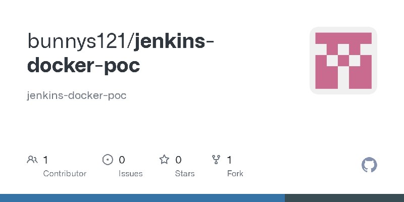 GitHub - bunnys121/jenkins-docker-poc: jenkins-docker-poc
