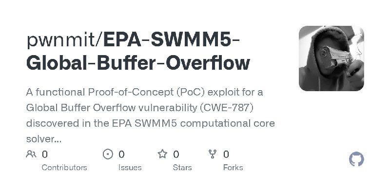 pwnmit/EPA-SWMM5-Global-Buffer-Overflow