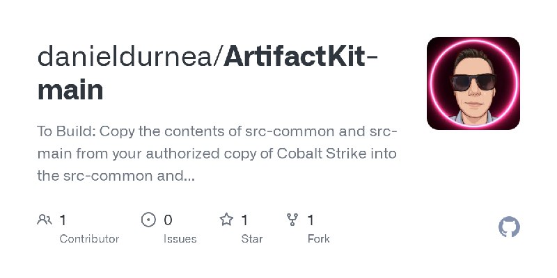 GitHub - danieldurnea/ArtifactKit-main: To Build: Copy the contents of src-common and src-main from your authorized copy of Cobalt…