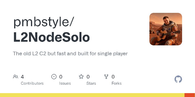 GitHub - pmbstyle/L2NodeSolo: The old L2 C2 but fast and built for single player