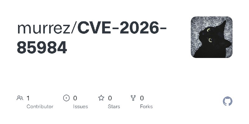 GitHub - murrez/CVE-2026-85984