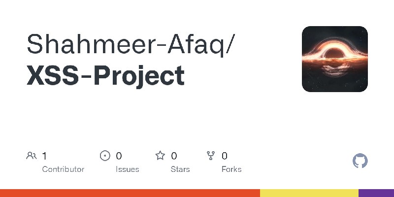 GitHub - Shahmeer-Afaq/XSS-Project